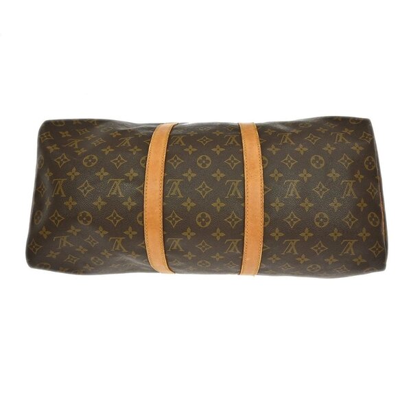 Louis Vuitton Monogram Keepall 50 Duffle Travel Handbag M41426 VI8909 YQ01705 - Picture 7 of 9